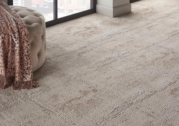 Nourison RUSTIC TEXTURES ABSTRACT MOSIAC RUS06 SANDSTONE BROADLOOM BROADLOOM CARPET