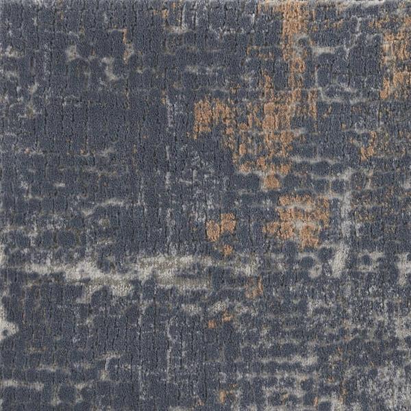 nourison RUSTIC TEXTURES ABSTRACT MOSIAC RUS06 SLATE BROADLOOM BROADLOOM CARPET