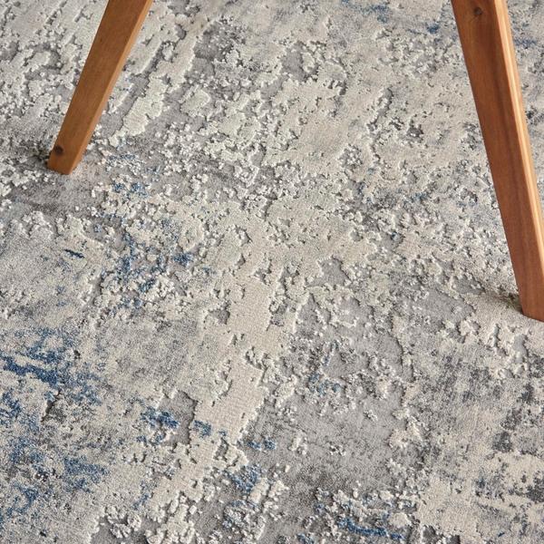 Nourison RUSTIC TEXTURES RUS07 IVORY/GREY-BLUE AREA RUG