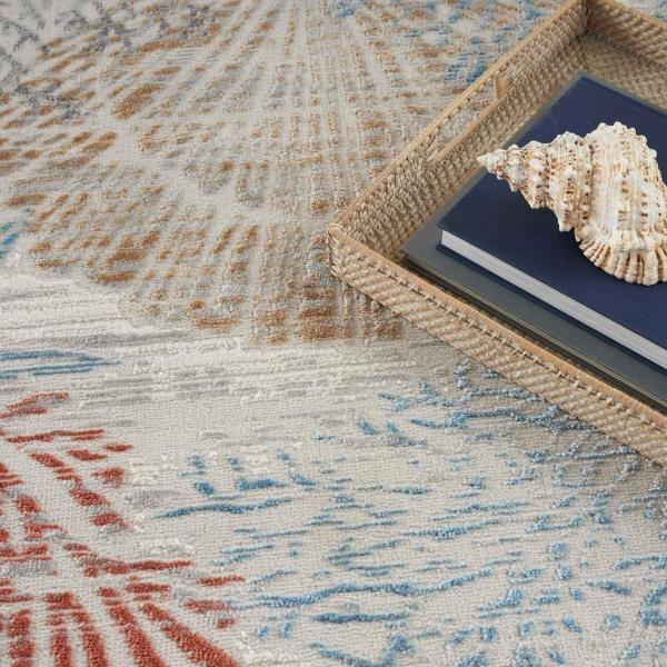 Nourison Seaside Multicolor Indoor Only Nature Rug SDS04