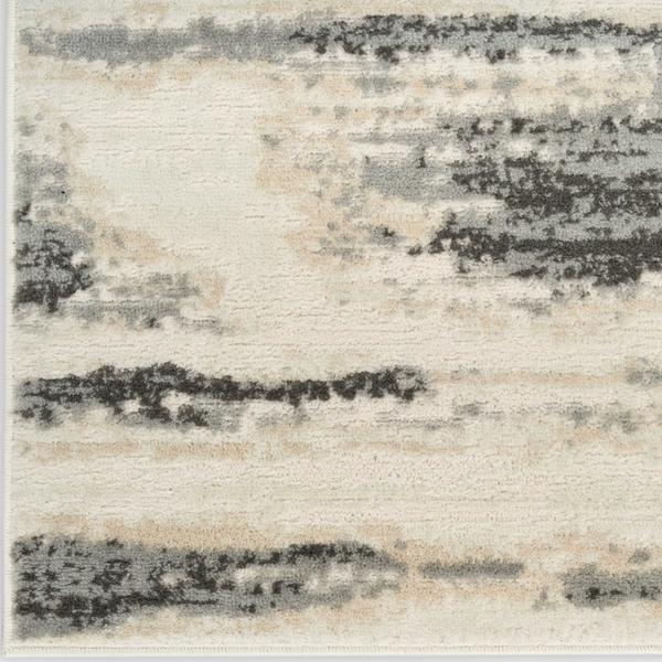 nourison Serenity Home Grey Multicolor Indoor only Abstract Rug SRH12