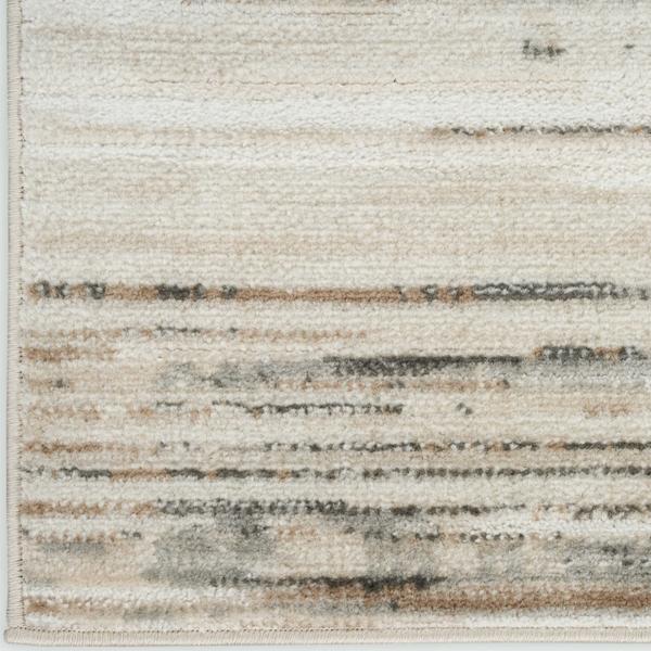 nourison Serenity Home Ivory Beige Indoor only Abstract Rug SRH03