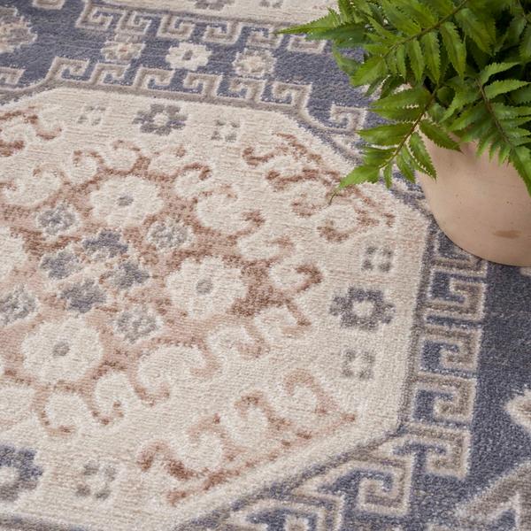 Nourison Serenity Home Ivory Blue Indoor Only Persian Rug SRH01 Home