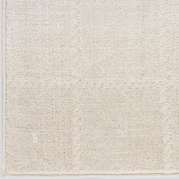 nourison Serenity Home Ivory Cream Indoor only Geometric Rug SRH05