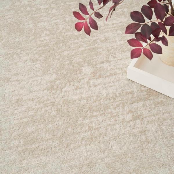Nourison Serenity Home Ivory Indoor Only Abstract Rug SRH06