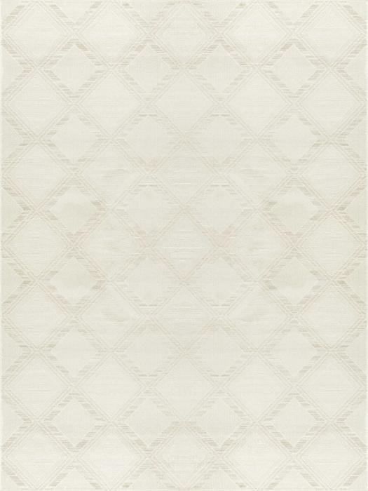 Nourison Serenity Home Ivory Indoor Only Geometric Rug SRH11