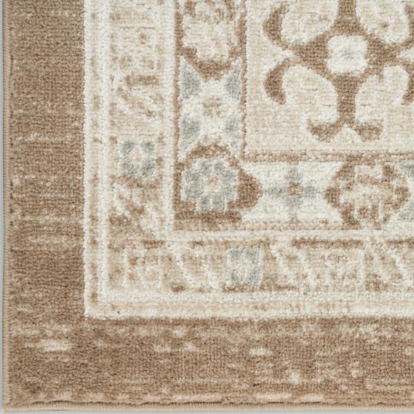 nourison Serenity Home Ivory Mocha Indoor only Persian Rug SRH01 Home