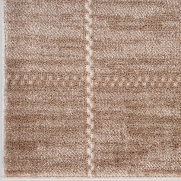 nourison Serenity Home Mocha Ivory Indoor only Geometric Rug SRH05 Home