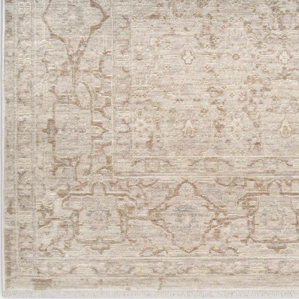 nourison Shadows Ivory Grey Indoor only Moroccan Rug SHW04