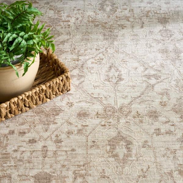 Nourison Shadows Ivory Grey Indoor Only Moroccan Rug SHW05