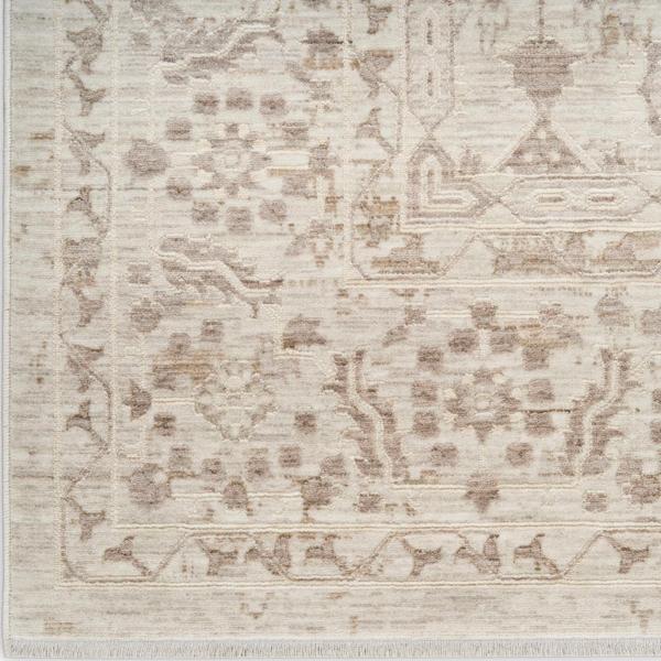 nourison Shadows Ivory Grey Indoor only Moroccan Rug SHW05
