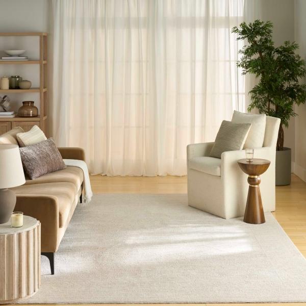 Nourison Shadows Ivory Grey Indoor Only Persian Rug SHW03