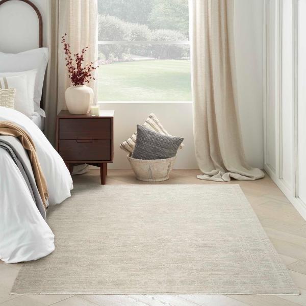 Nourison Shadows Ivory Grey Indoor Only Persian Rug SHW03