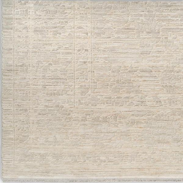 nourison Shadows Ivory Grey Indoor only Persian Rug SHW03