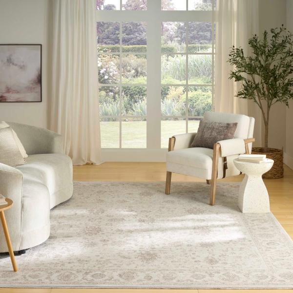 Nourison Shadows Ivory Indoor Only Moroccan Rug SHW07