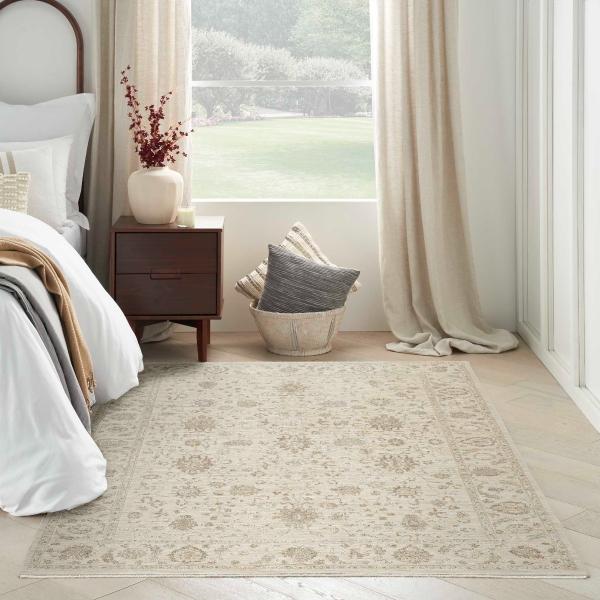 Nourison Shadows Ivory Indoor Only Moroccan Rug SHW07