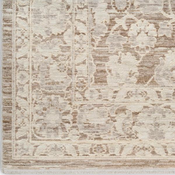 nourison Shadows Ivory Mocha Indoor only Persian Rug SHW03
