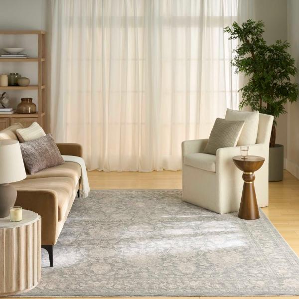 Nourison Shadows Sage Ivory Indoor Only Moroccan Rug SHW08