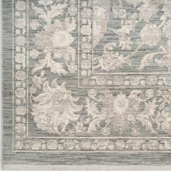 nourison Shadows Sage Ivory Indoor only Moroccan Rug SHW08
