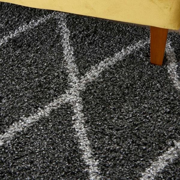 Nourison SHANGRI-LA SHI02 CHARCOAL/LIGHT GREY AREA RUG