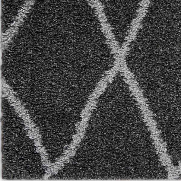 nourison SHANGRI-LA SHI02 CHARCOAL/LIGHT GREY AREA RUG