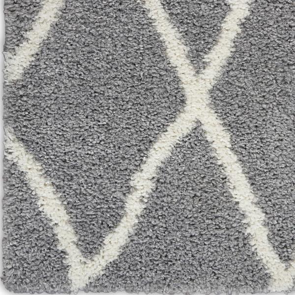 nourison SHANGRI-LA SHI02 LIGHT GREY/IVORY AREA RUG