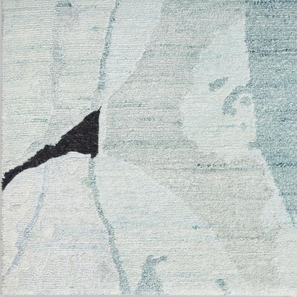 nourison Silk Shadows Blue Pink Indoor only Abstract Rug SHA25 Home