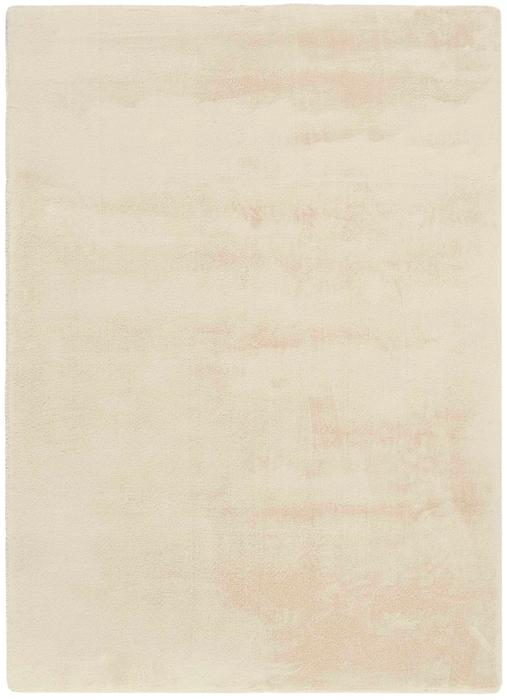 Nourison Soft Plush Rabbit Fur Beige Indoor Only Solid Rug SFF01