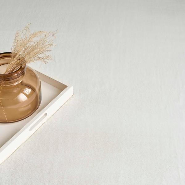 Nourison Soft Plush Rabbit Fur White Indoor Only Solid Rug SFF01