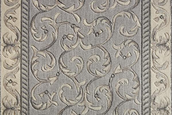 Nourison SOMERSET REGENCY ST55 SILVER RUNNER BROADLOOM CARPET
