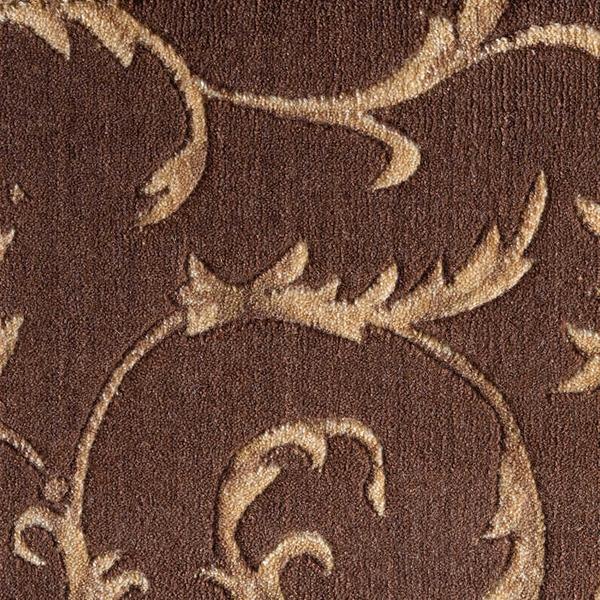 nourison SOMERSET SCROLLWORK ST02 BROWN BROADLOOM BROADLOOM CARPET
