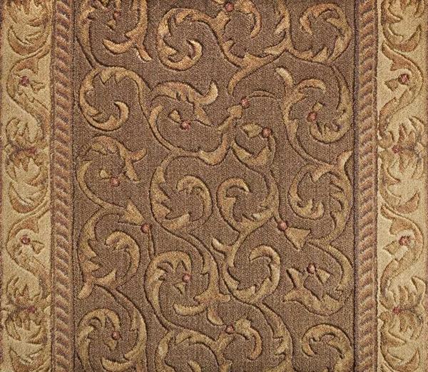 Nourison SOMERSET SCROLLWORK ST02 KHAKI RUNNER BROADLOOM CARPET