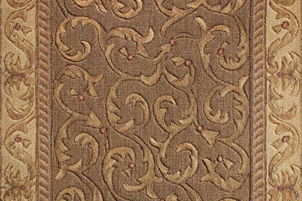 Nourison SOMERSET SCROLLWORK ST02 KHAKI RUNNER BROADLOOM CARPET