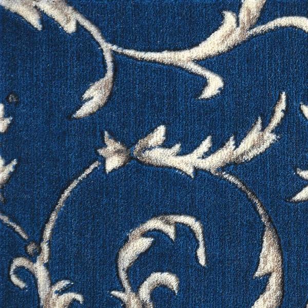 nourison SOMERSET SCROLLWORK ST02 MARINA BROADLOOM BROADLOOM CARPET