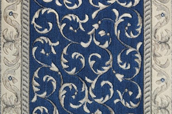 Nourison SOMERSET SCROLLWORK ST02 MARINA RUNNER BROADLOOM CARPET