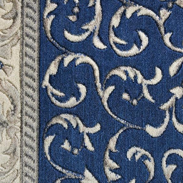 nourison SOMERSET SCROLLWORK ST02 MARINA RUNNER BROADLOOM CARPET