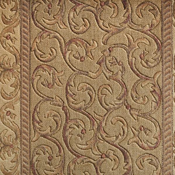 nourison SOMERSET SCROLLWORK ST02 MEADOW RUNNER BROADLOOM CARPET