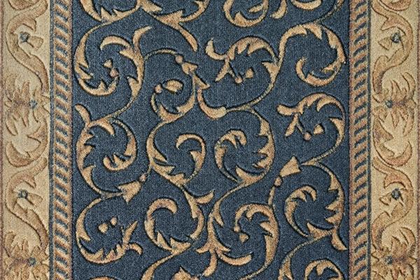 Nourison SOMERSET SCROLLWORK ST02 NAVY RUNNER BROADLOOM CARPET