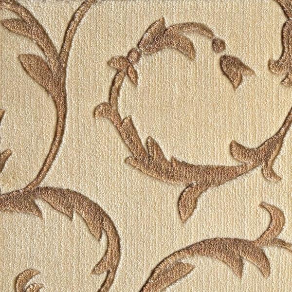 nourison SOMERSET SCROLLWORK ST02 VANILLA BROADLOOM BROADLOOM CARPET