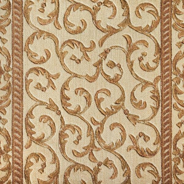 nourison SOMERSET SCROLLWORK ST02 VANILLA RUNNER BROADLOOM CARPET