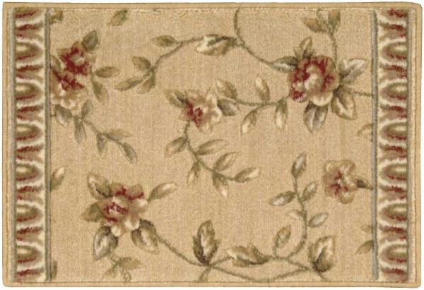 Nourison SOMERSET SPRING BLOSSOM ST69 GOLD RUNNER BROADLOOM CARPET