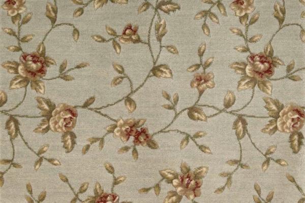 Nourison SOMERSET SPRING BLOSSOM ST69 LIGHT BLUE BROADLOOM BROADLOOM CARPET