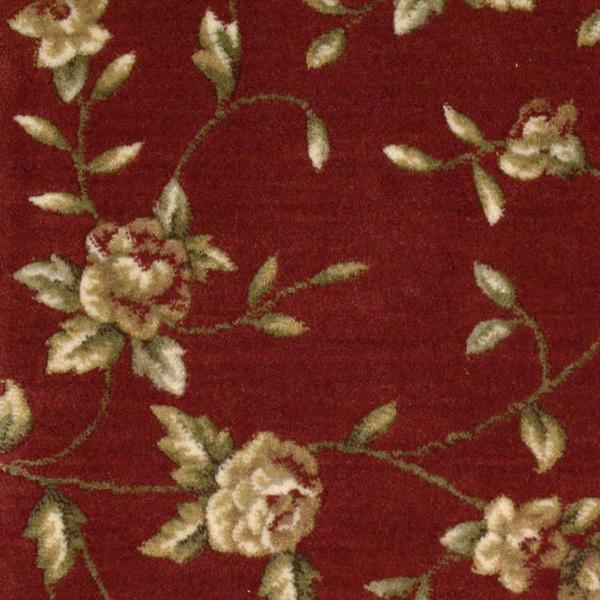 nourison SOMERSET SPRING BLOSSOM ST69 RED BROADLOOM BROADLOOM CARPET