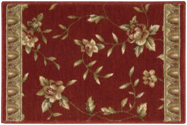 Nourison SOMERSET SPRING BLOSSOM ST69 RED RUNNER BROADLOOM CARPET