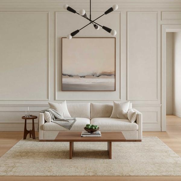 Nourison Sultana Beige Green Indoor Only Persian Rug SLL05