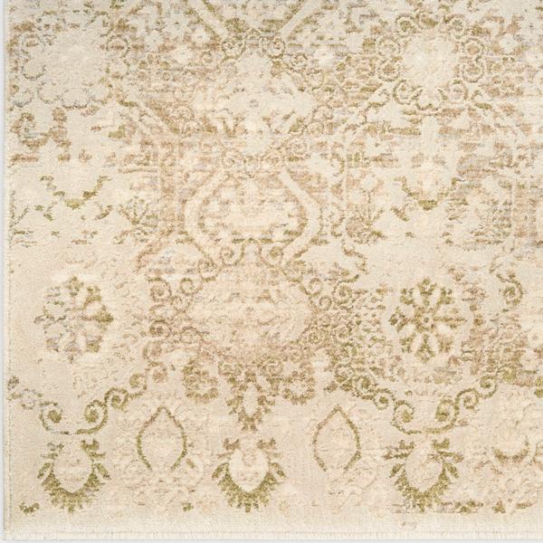 nourison Sultana Beige Green Indoor only Persian Rug SLL05