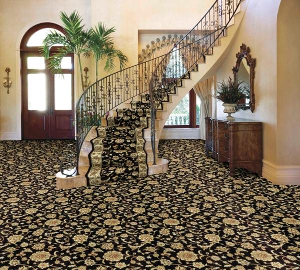 Nourison SULTANA PERSIAN JEWEL SU01 ONYX BROADLOOM BROADLOOM CARPET
