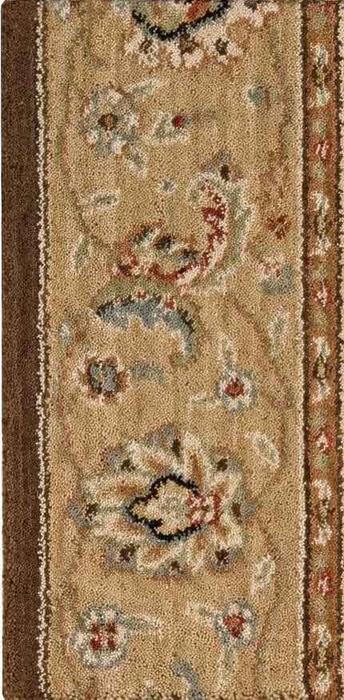 nourison SULTANA PERSIAN JEWEL SU11 BROWNSTONE BORDER BROADLOOM CARPET