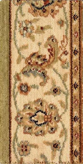 nourison SULTANA PERSIAN JEWEL SU11 EMERALD BORDER BROADLOOM CARPET
