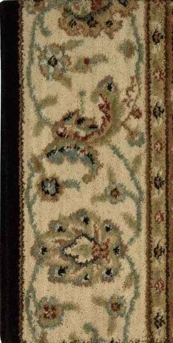 nourison SULTANA PERSIAN JEWEL SU11 ONYX BORDER BROADLOOM CARPET